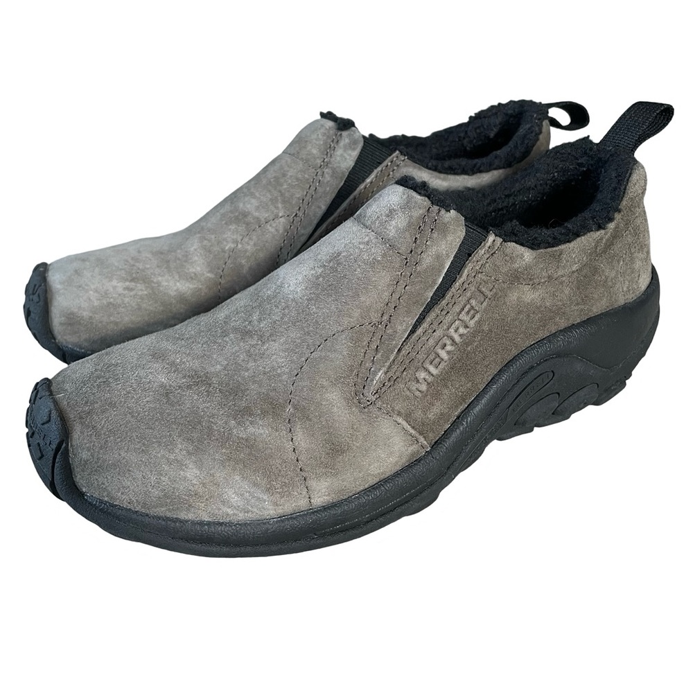 Merrell Women's Jungle Moc Cozy Slip On Comfort Warm Sneaker Shoes 7.5 Gunsmoke - Picture 3 of 9